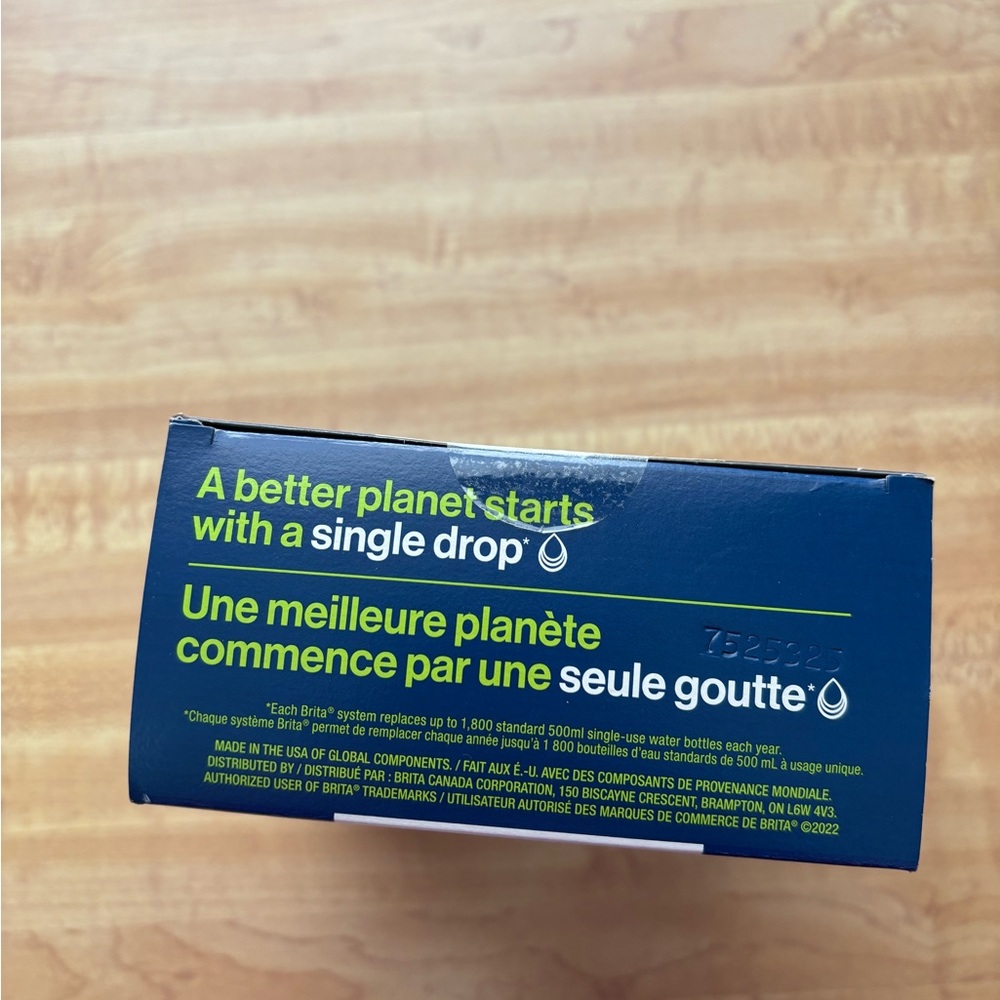Brita Elite Replacement Filters Box - Blue with Green Accents
